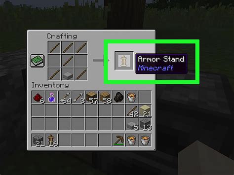 How to put weapons on armor stands minecraft 